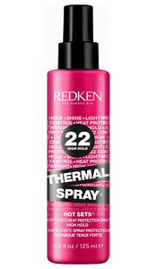 Redken 22 Thermal Spray Hot Sets 4.2 oz